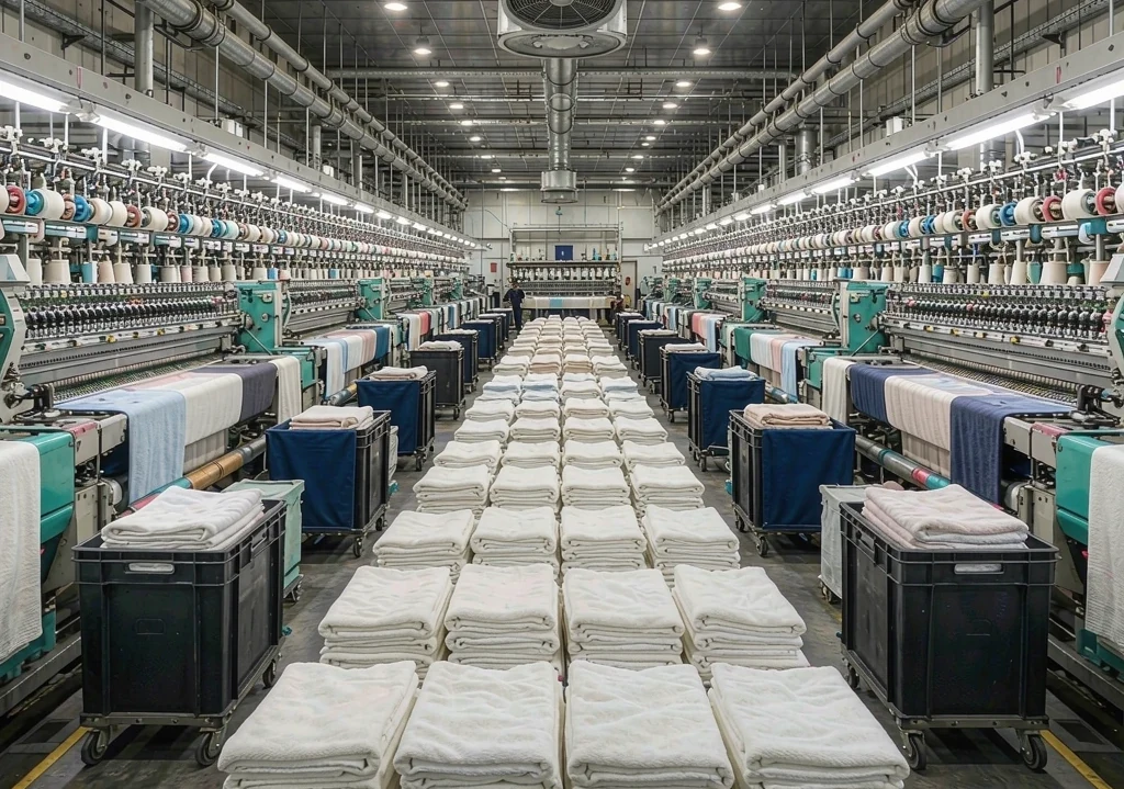 JINGHORN Towel Factory Interior