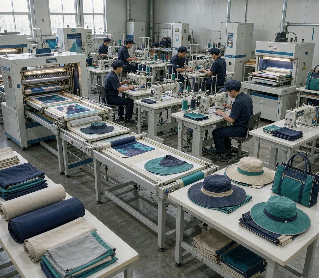 JINGHORN Sun Hats and Bags Production Line