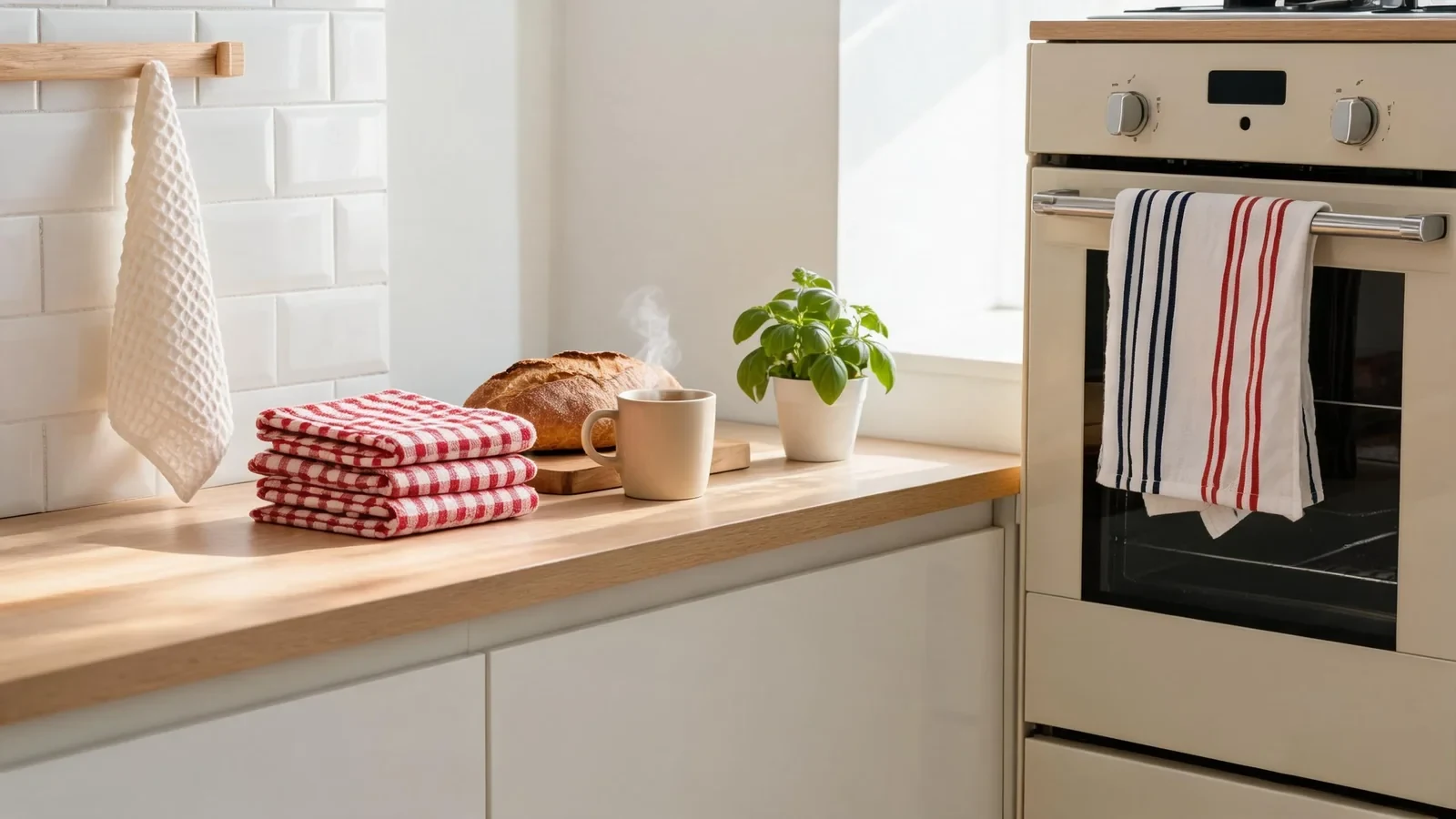 Household Kitchen Towels with Custom Logo Design