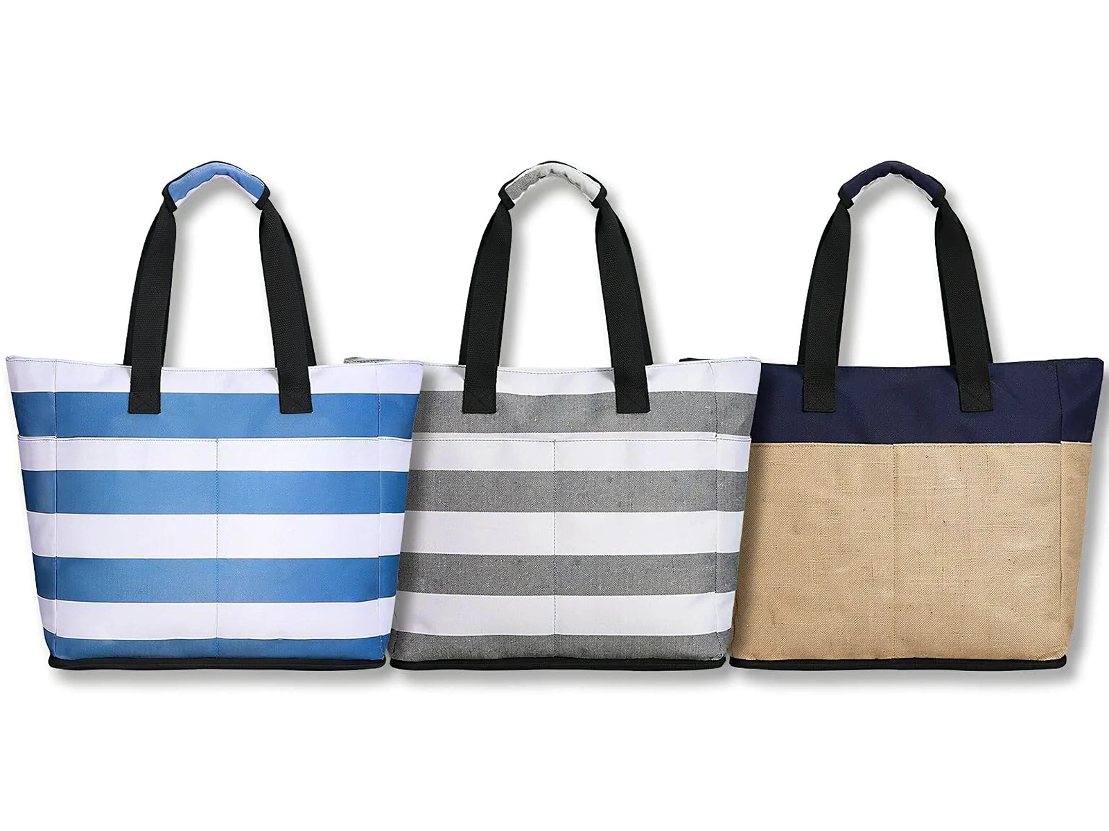 Beach Tote with Detachable Cooler - color swatches