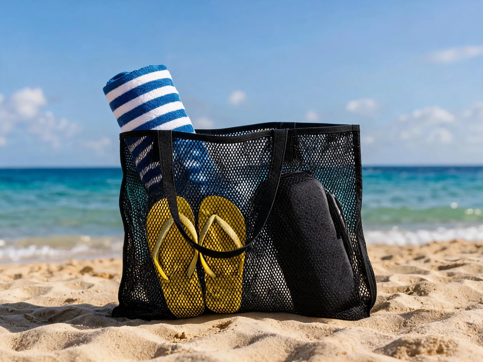 Mesh Beach Tote Bag
