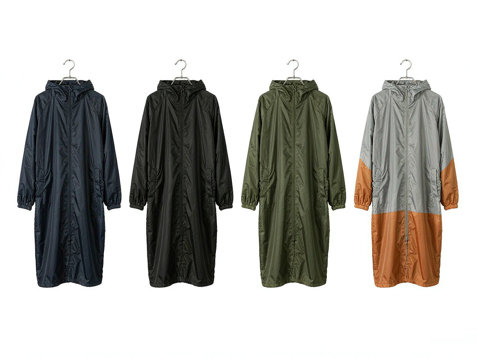 Waterproof Beach Changing Robe - color swatches