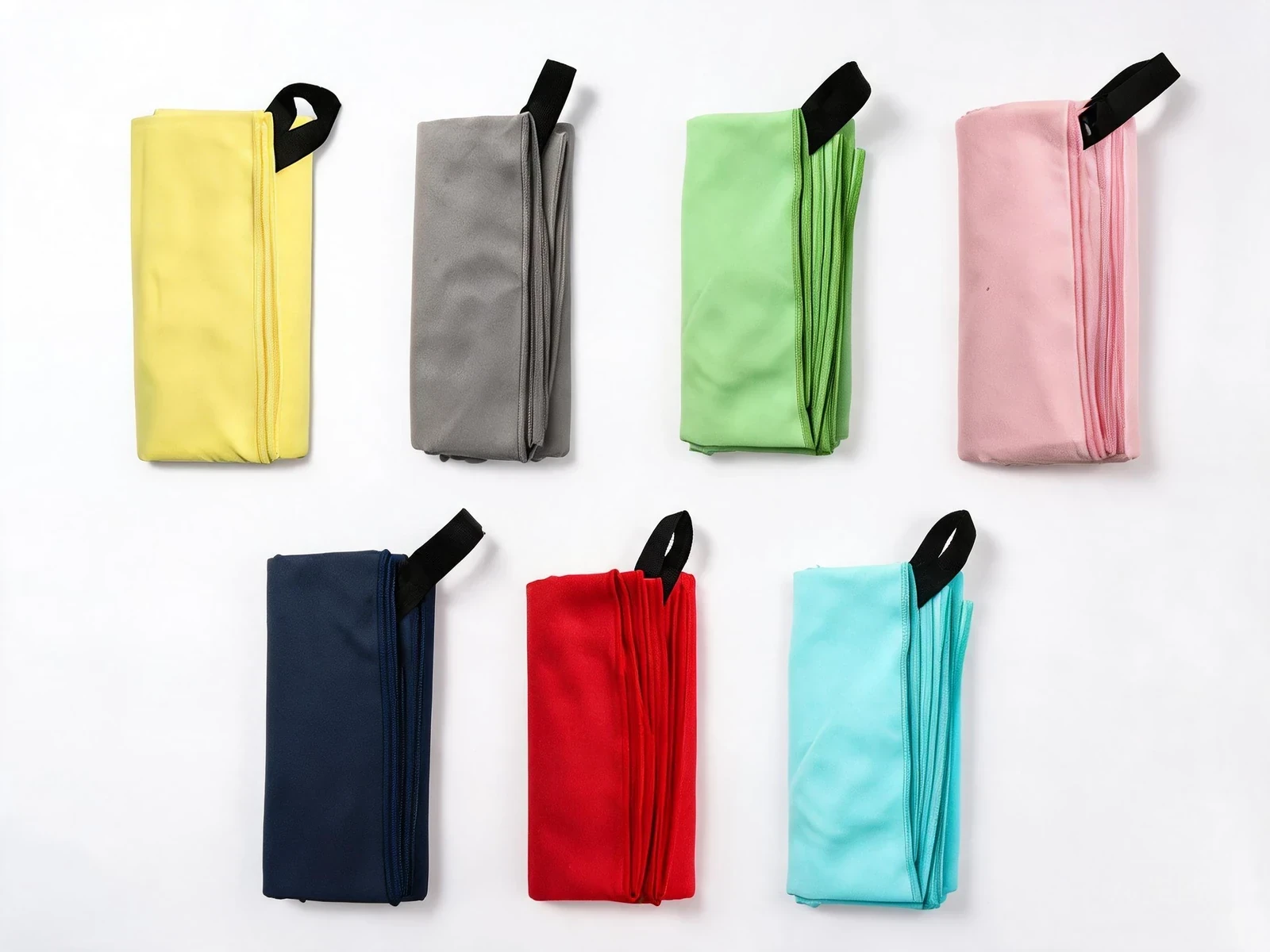 Double-sided Velvet Microfiber Beach Towel - color swatches