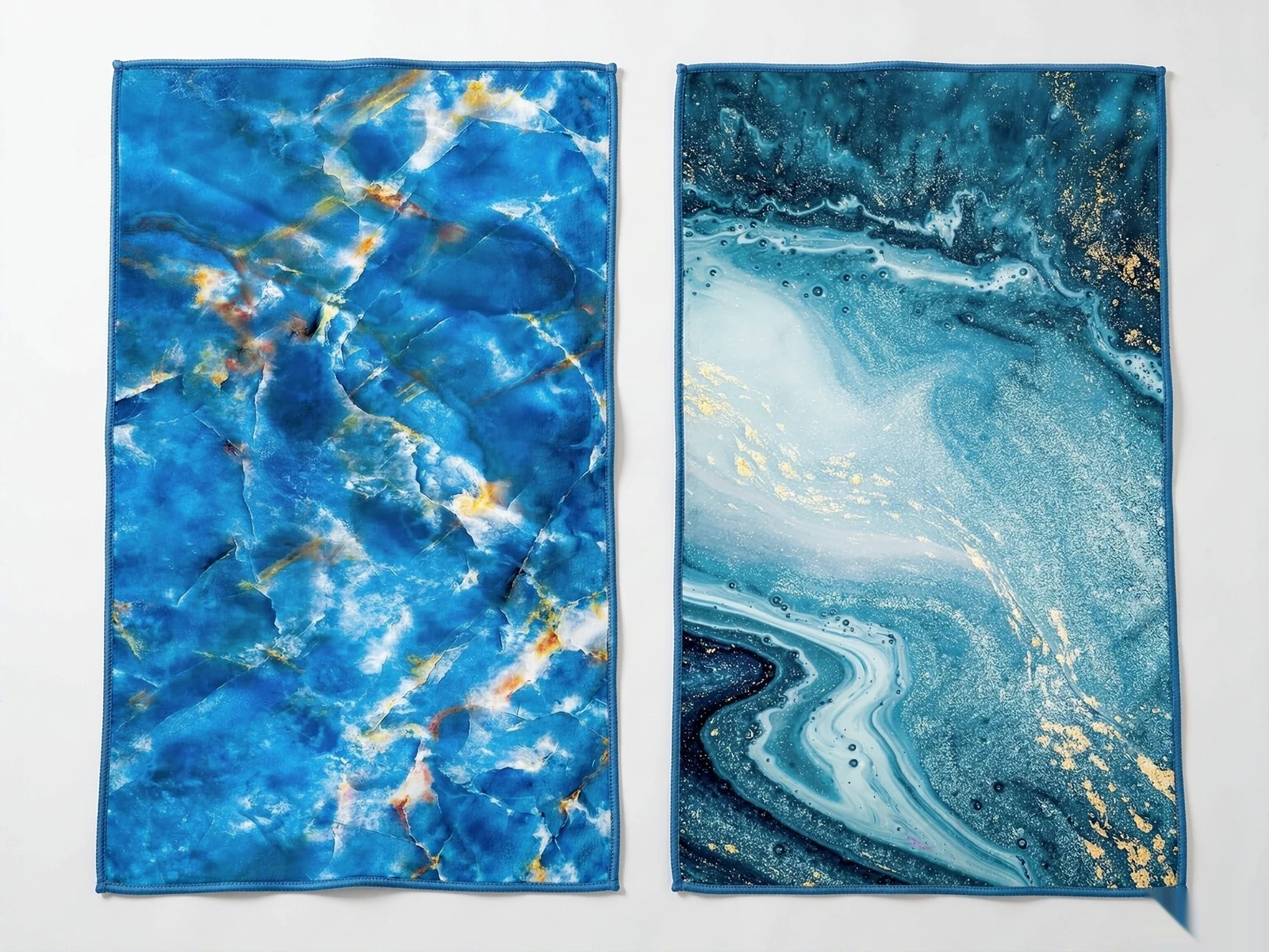 Double-sided Tie-Dye Microfiber Beach Towel - color swatches