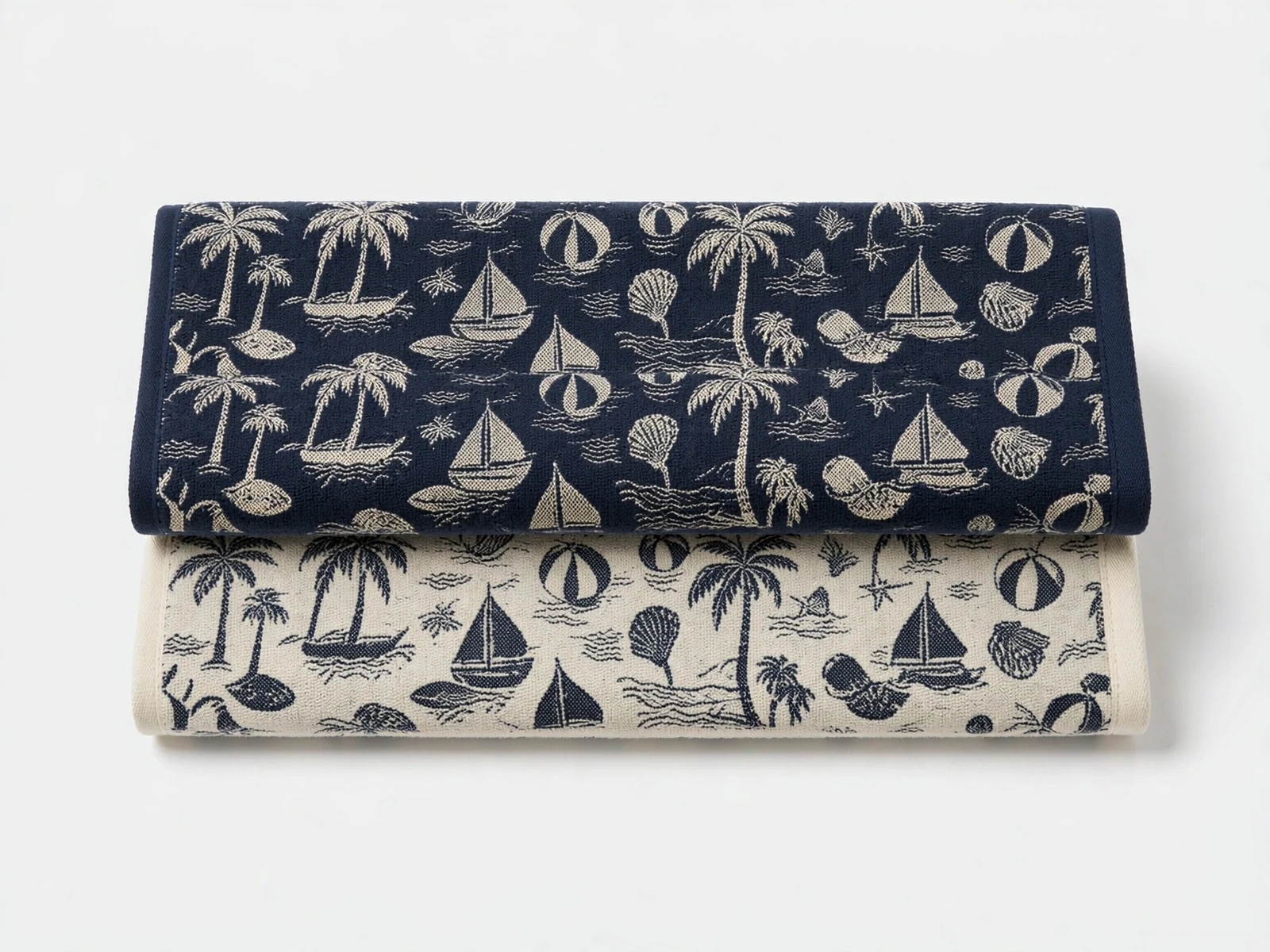 Double-Sided Jacquard Beach Towel - main view