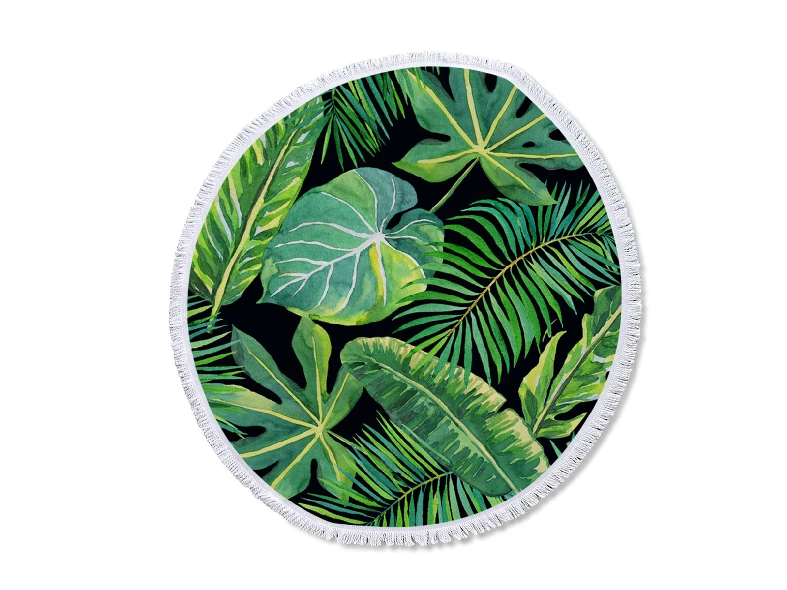 Round Mandala Print Pool Towel (60 in) - main view