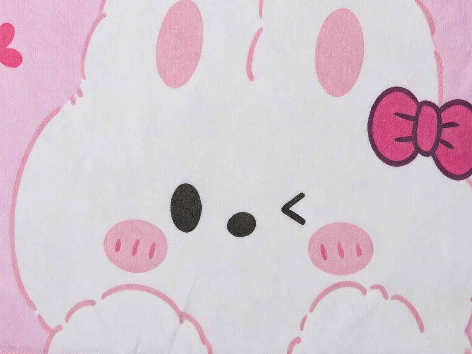 Kids Hooded Velvet Poncho Beach Towel - detail view