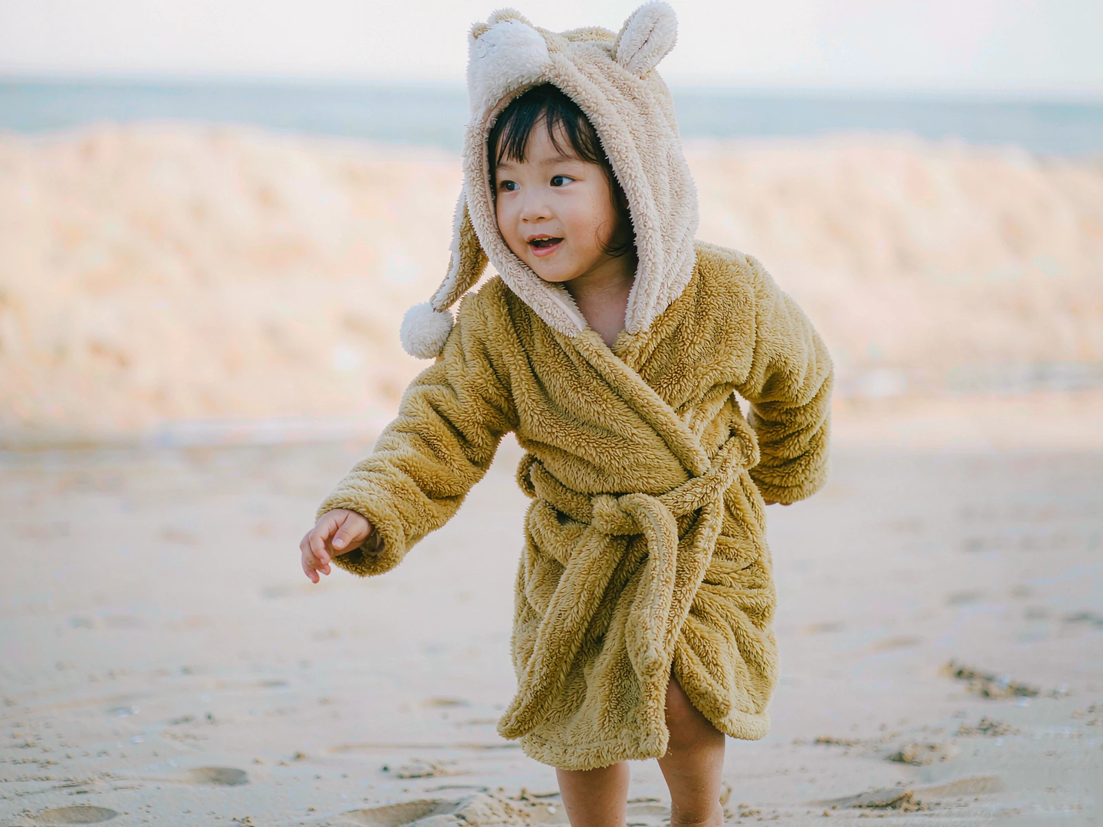Kids Animal Hooded Beach Robe