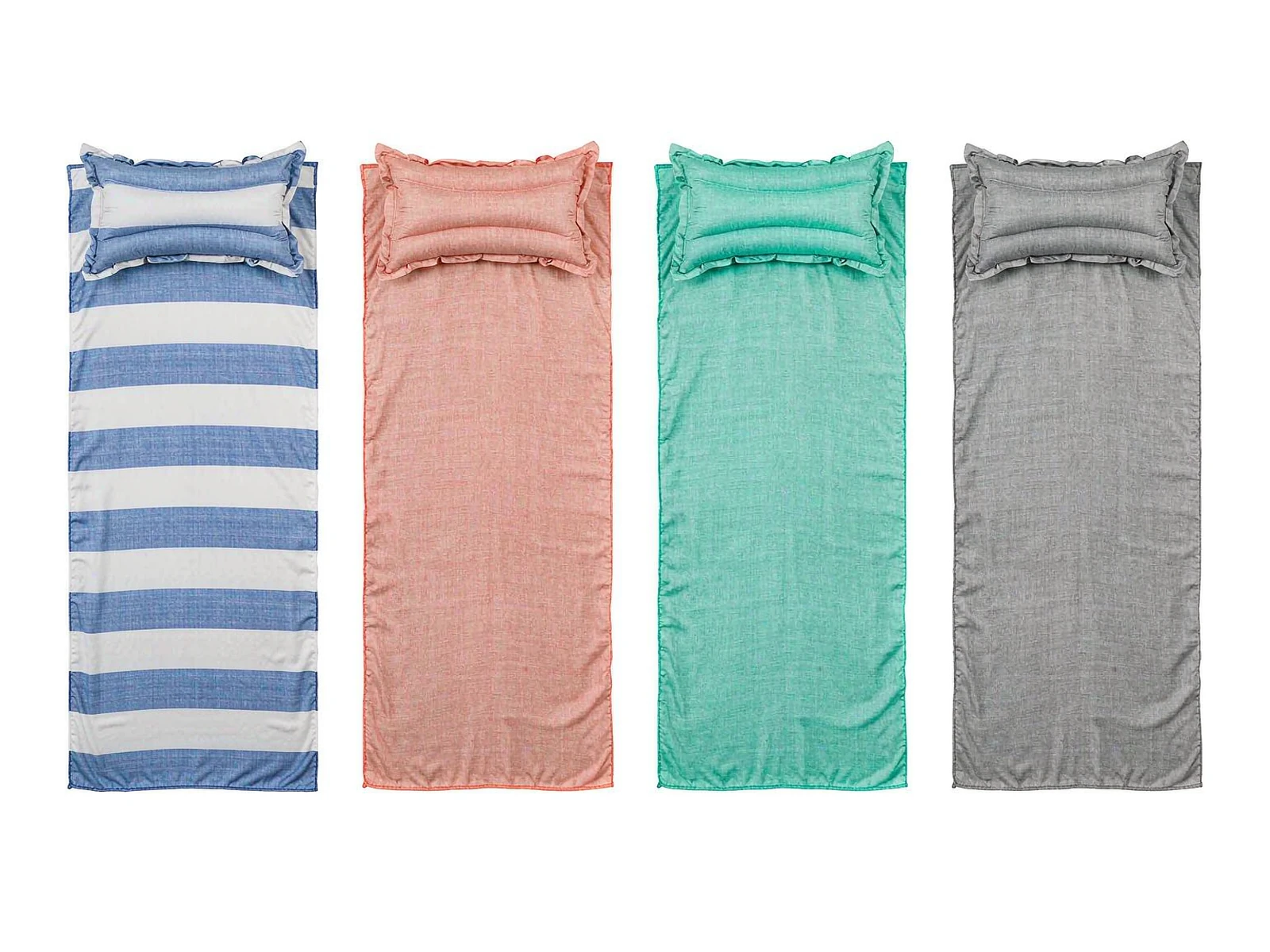 Beach Towel with Inflatable Pillow - color swatches