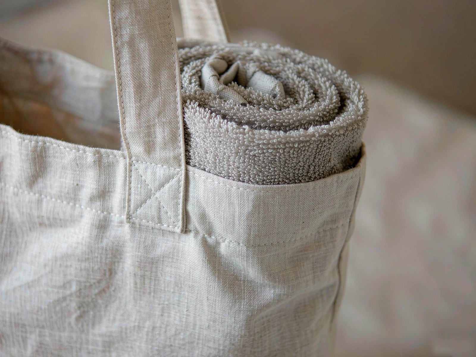 Beach Towel Tote Combo - detail view
