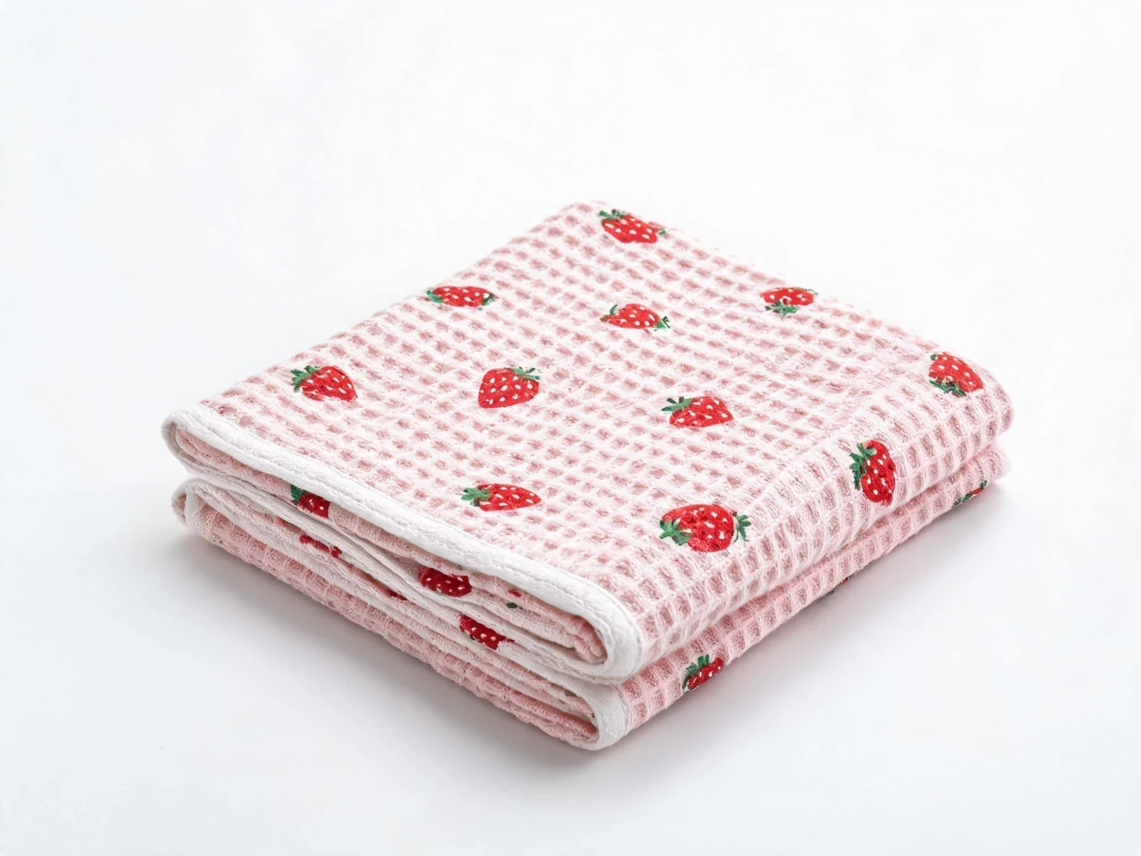 Microfiber Waffle Material Absorbent Kitchen Dish Cleaning Towel - main view