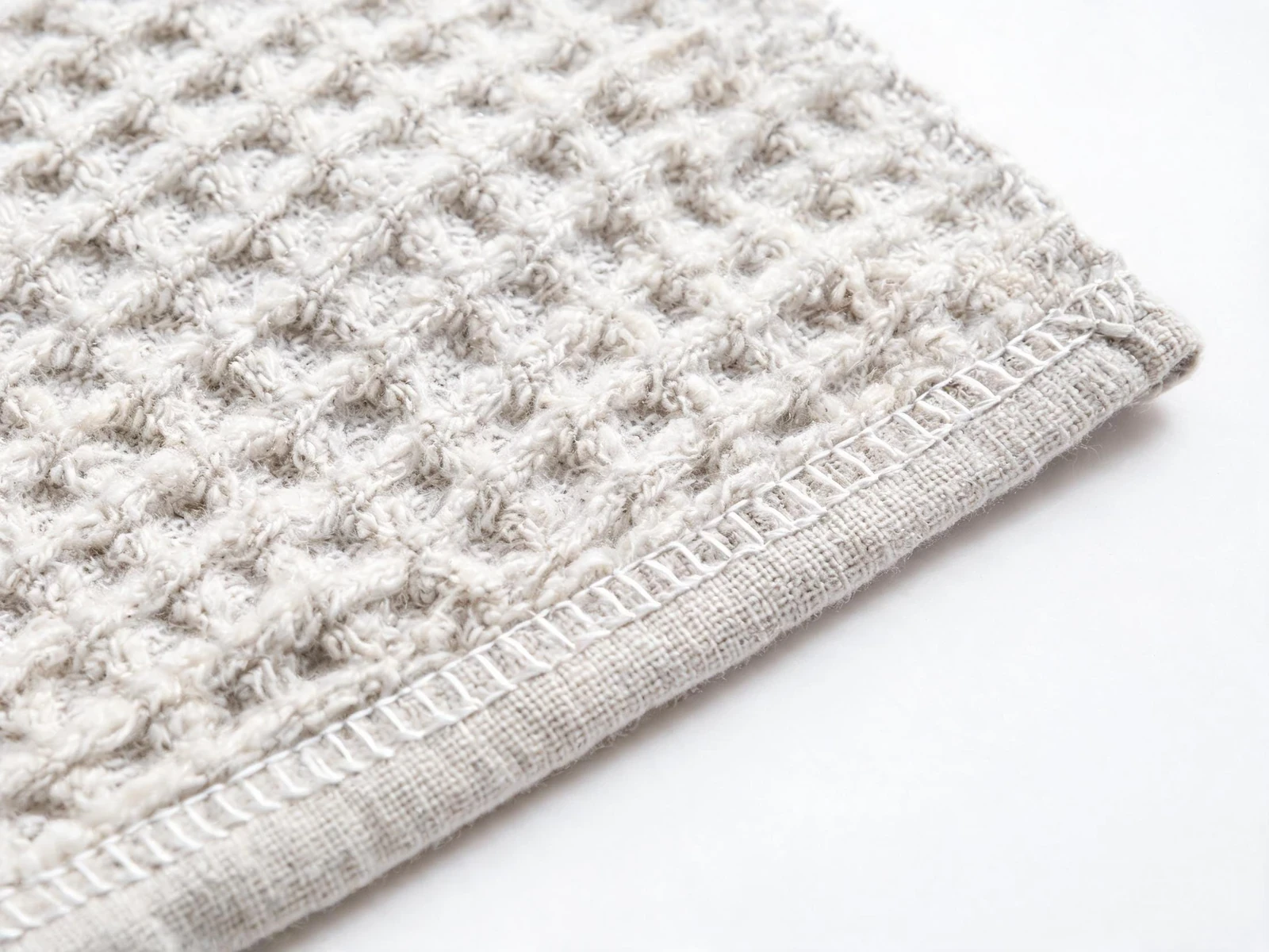 Customized Cotton Waffle Material Tea Towel - detail view