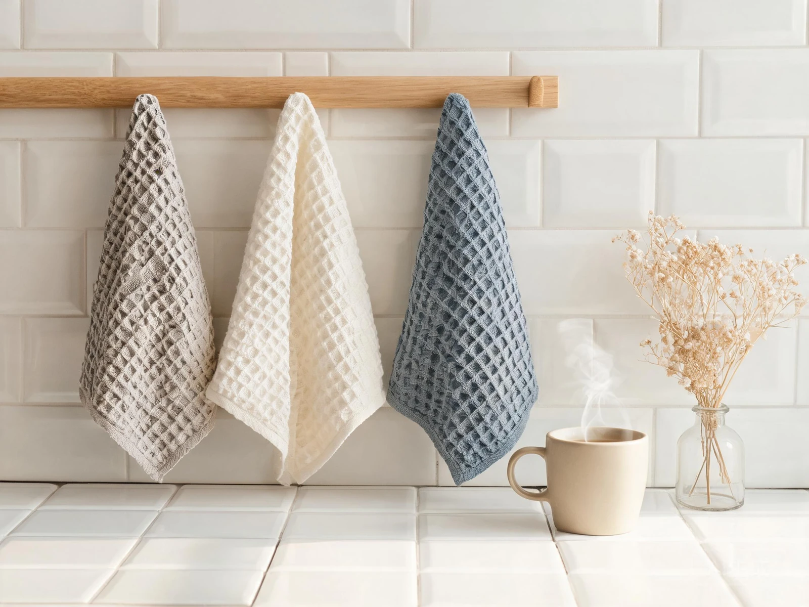 Customized Cotton Waffle Material Tea Towel