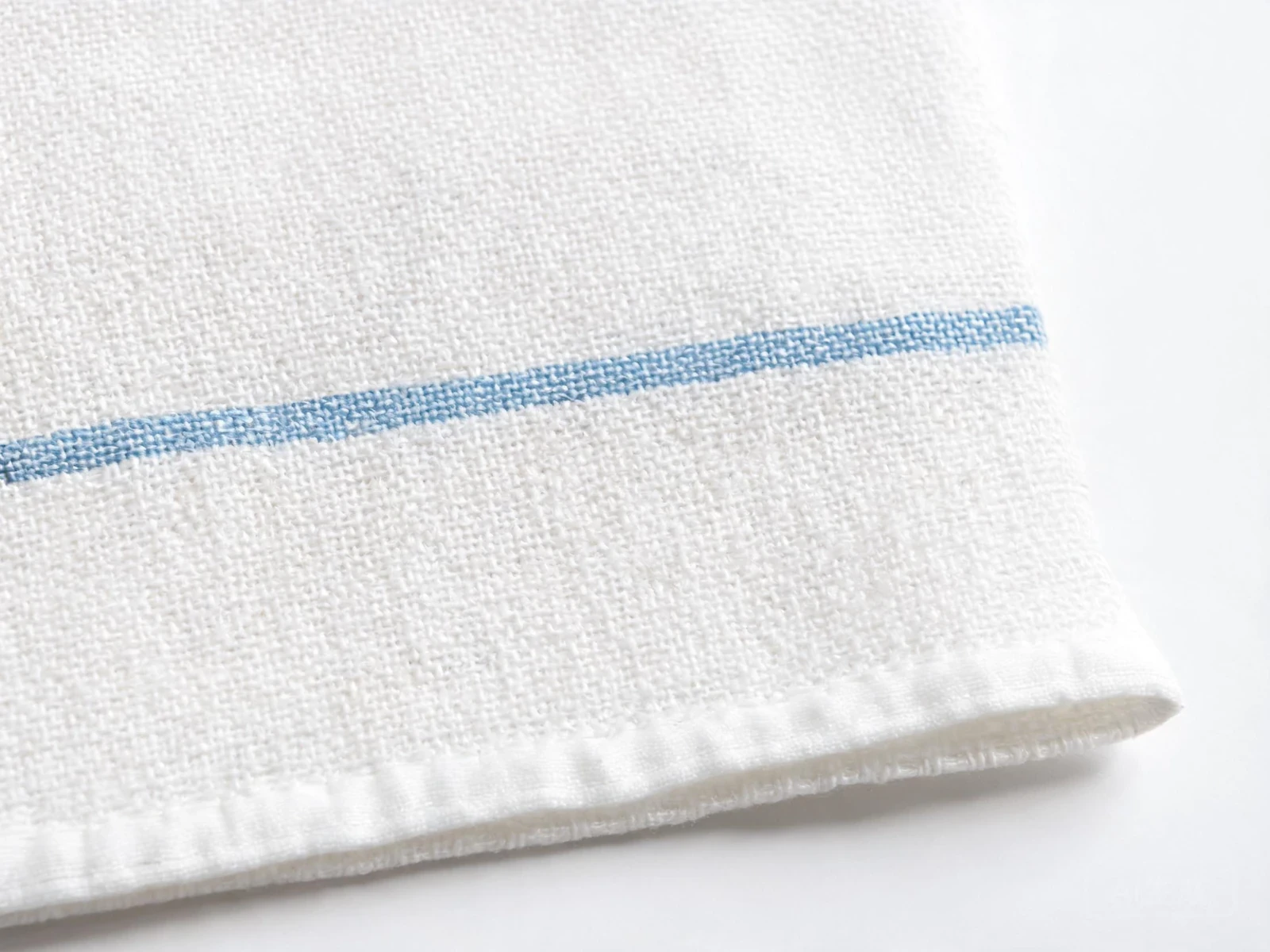Cotton Plain Weave Tea Towel - detail view