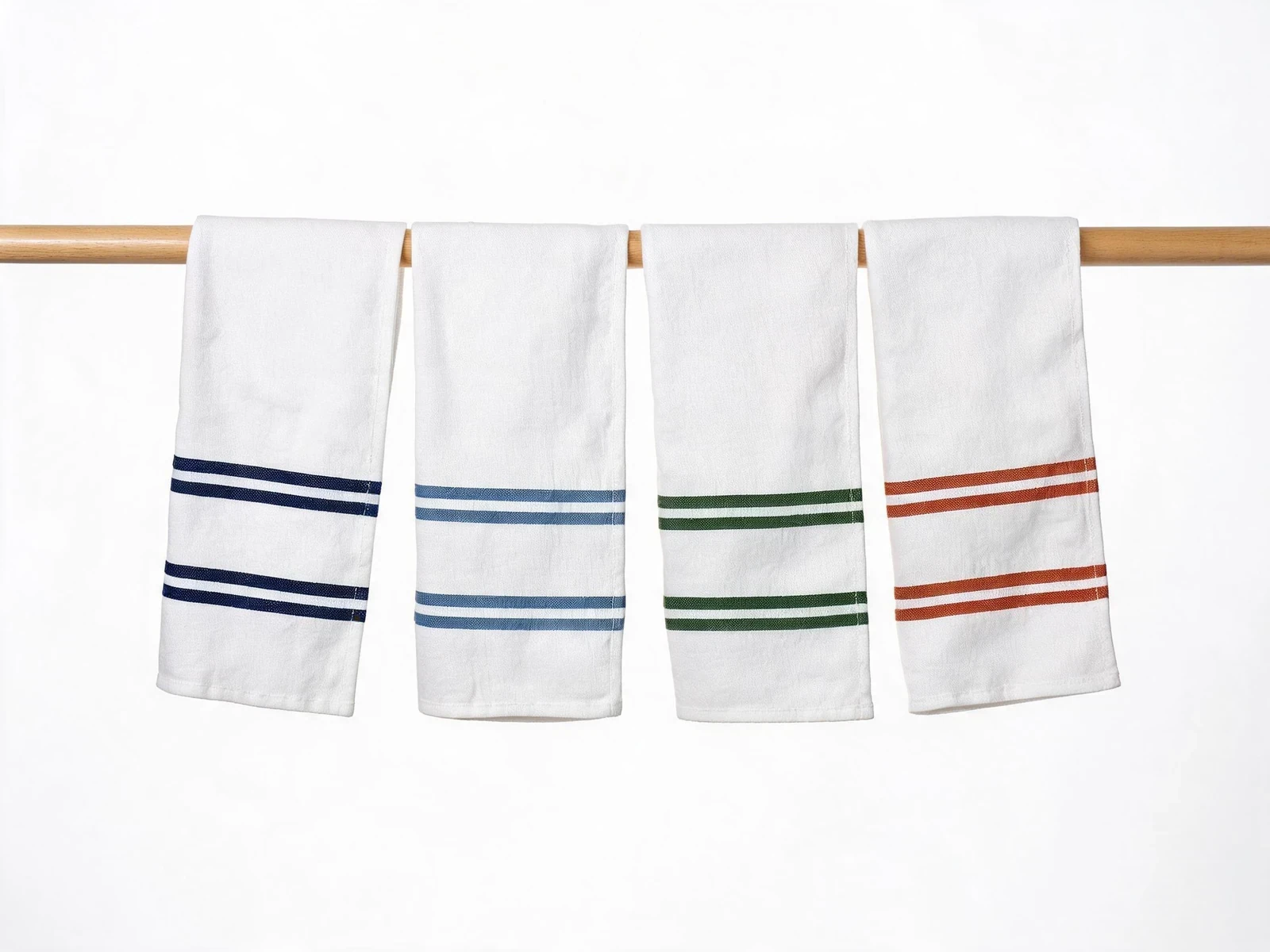 Cotton Stripe Tea Towel - color swatches