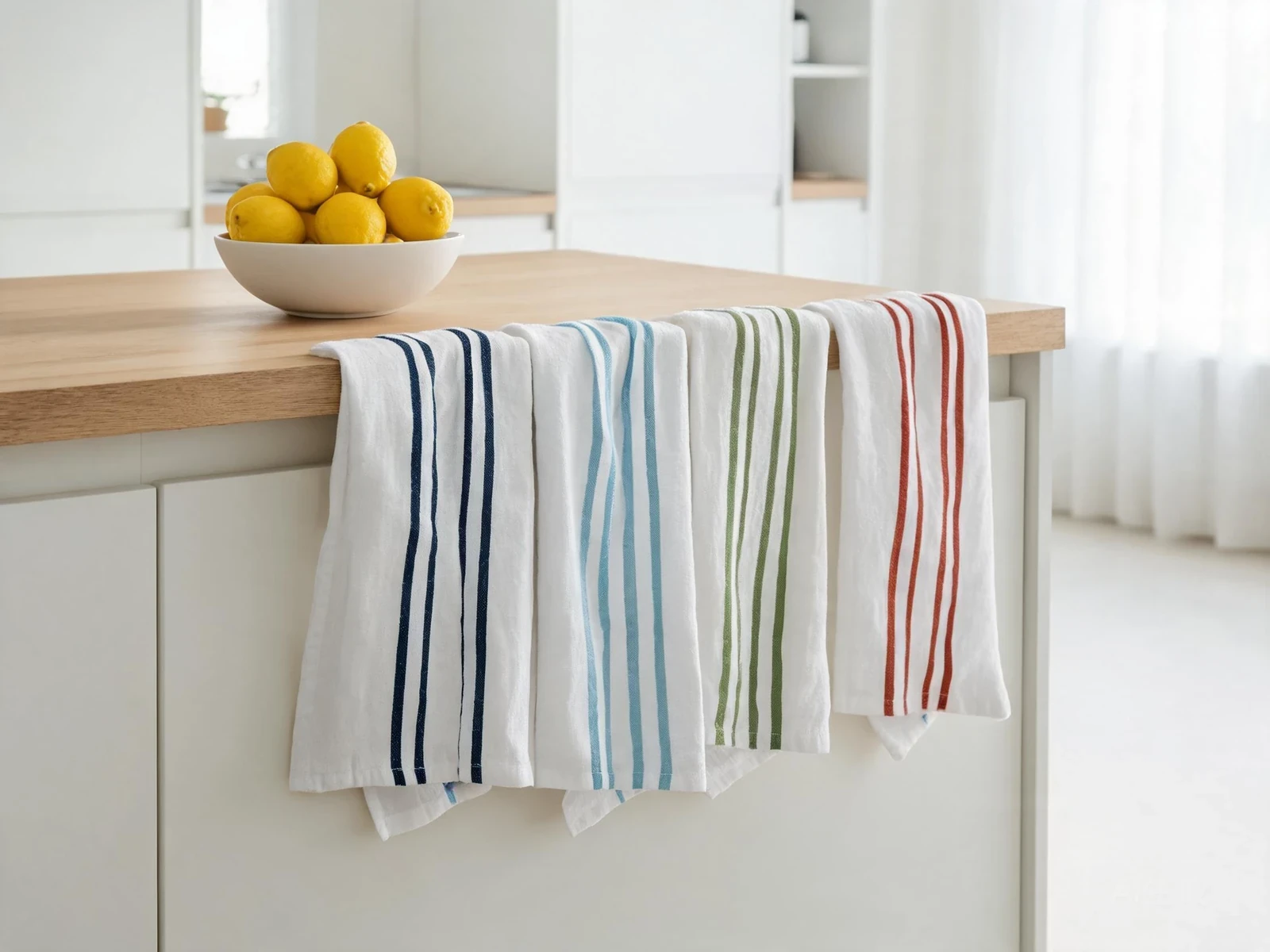 Cotton Stripe Tea Towel
