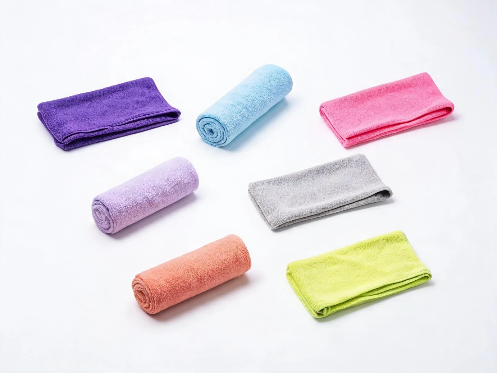 Microfiber Sweat Quick Dry Gym Towel - color swatches