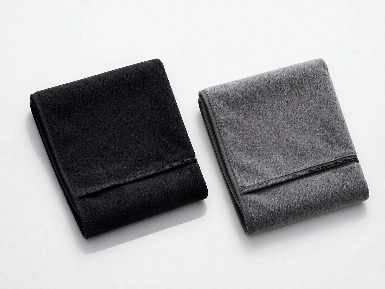 Microfiber Gym Towel with Zipper Pocket - color swatches