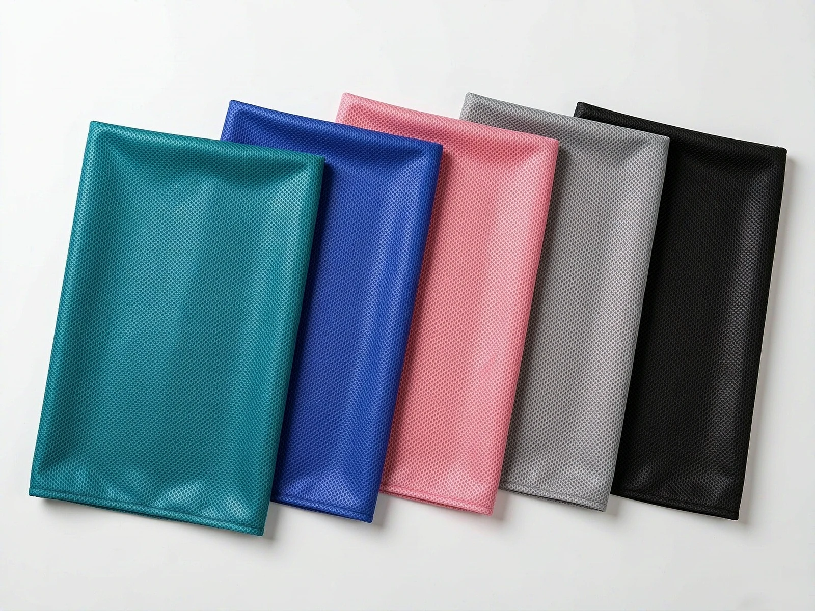 Cooling Towel with Carabiner Clip - color swatches