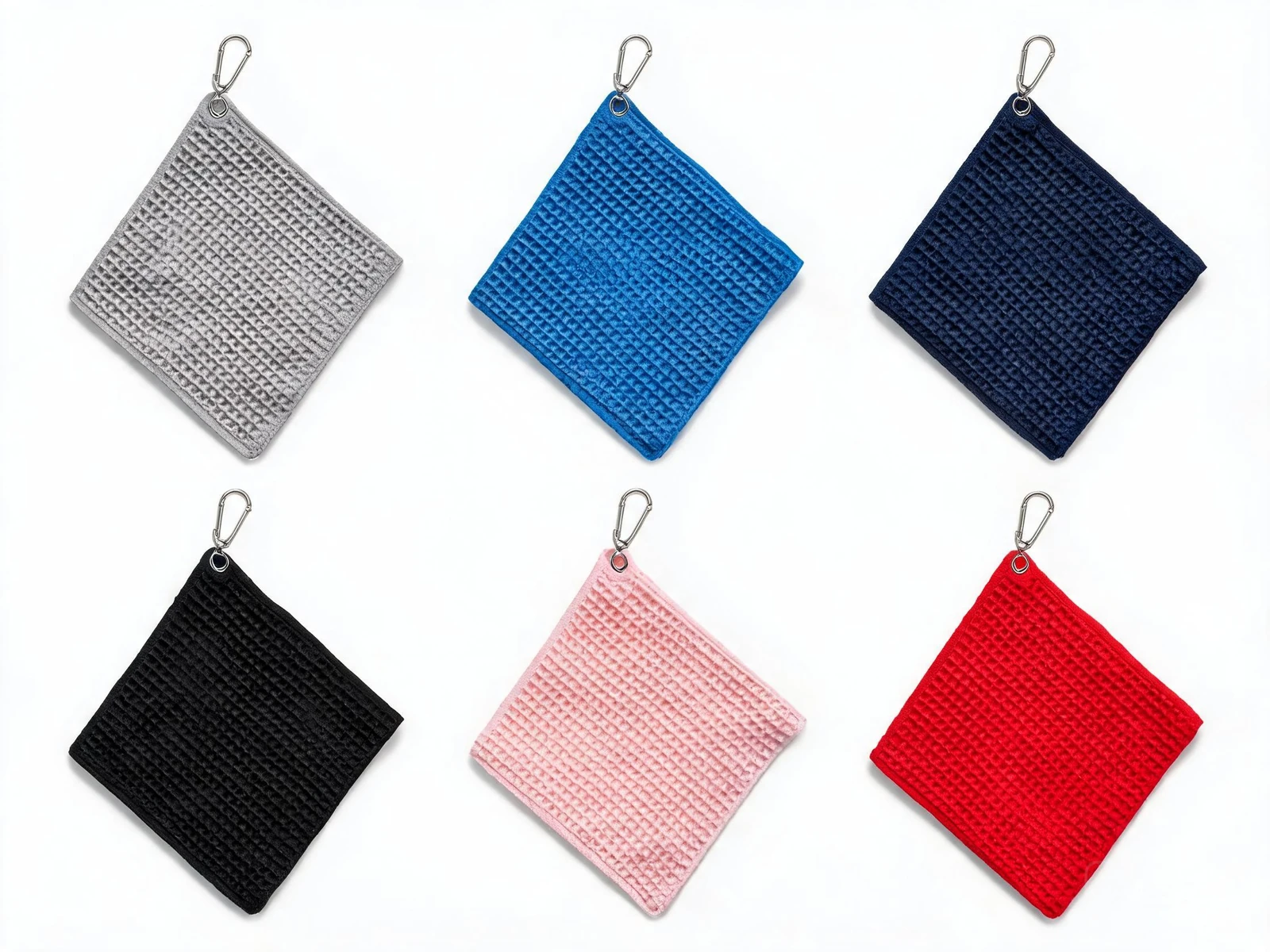 Microfiber Waffle Golf Towel - color swatches