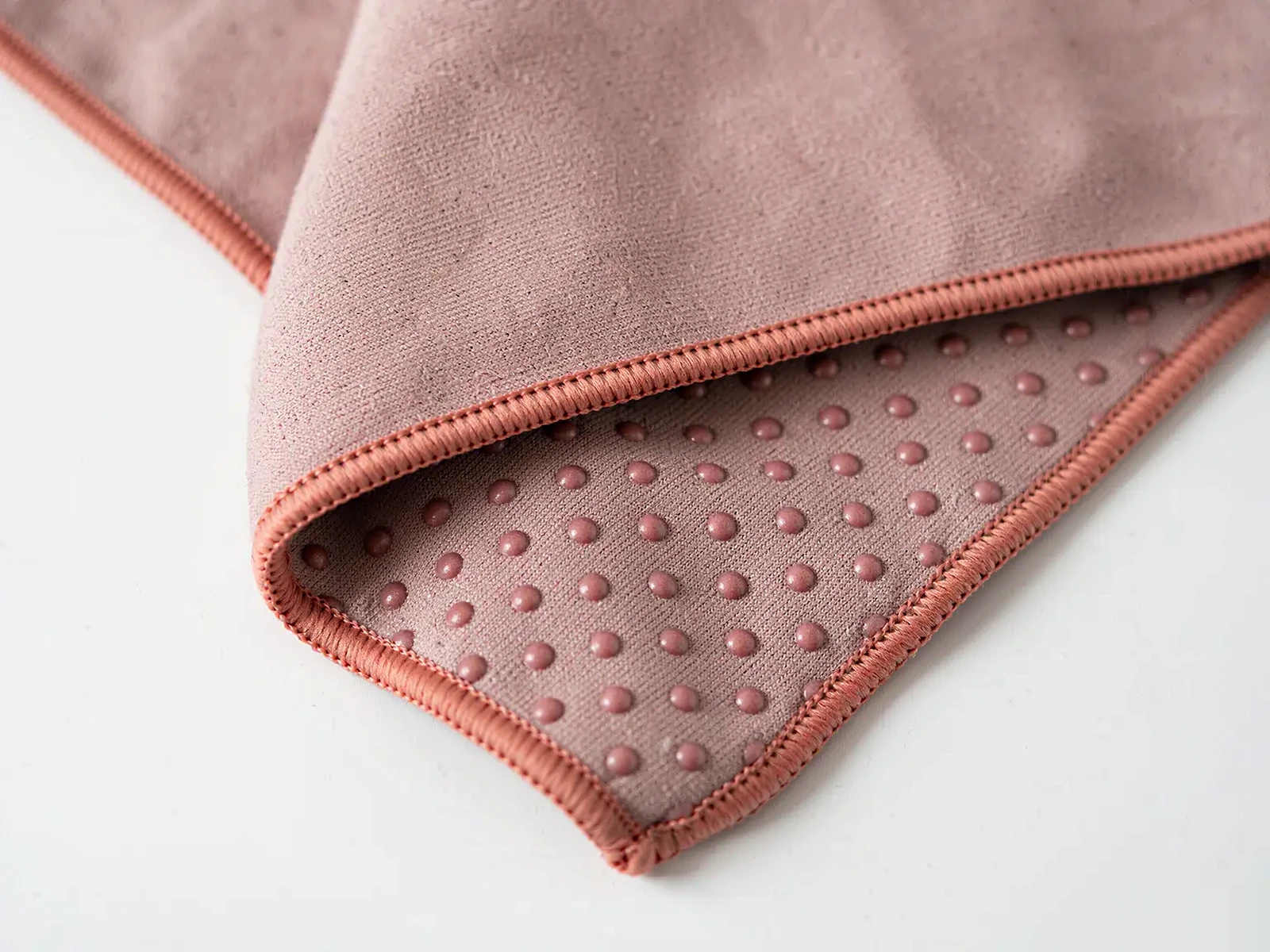 Non-Slip Hot Yoga Towel with Silicone Grip - detail view
