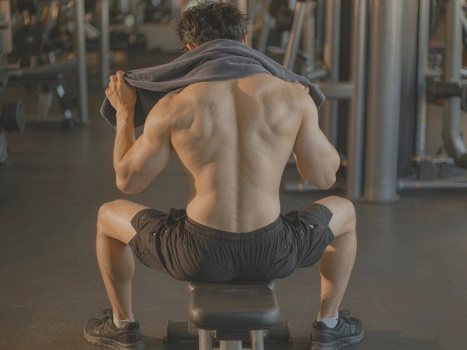 Double-Sided Velvet Gym Sweat Towel