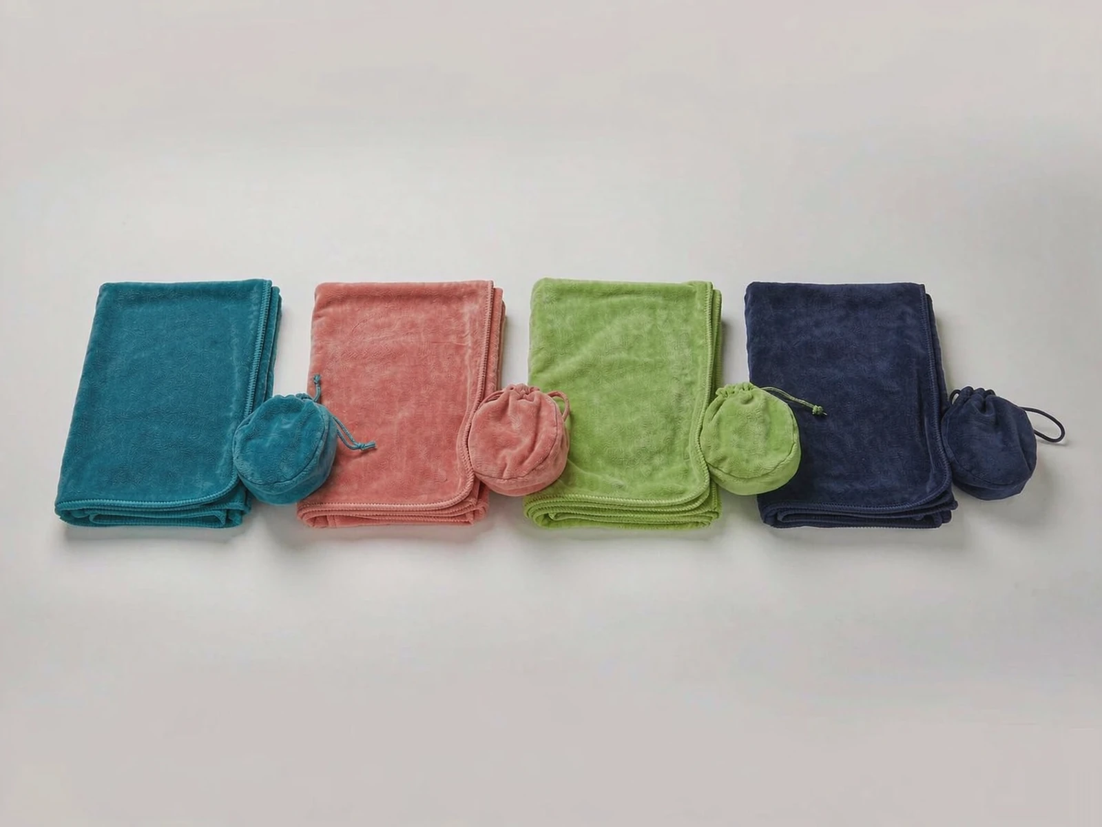 Double-Sided Velvet Swim & Water Sport Towel - color swatches