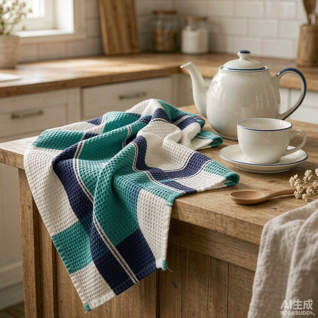 Customized Cotton Waffle Material Tea Towel