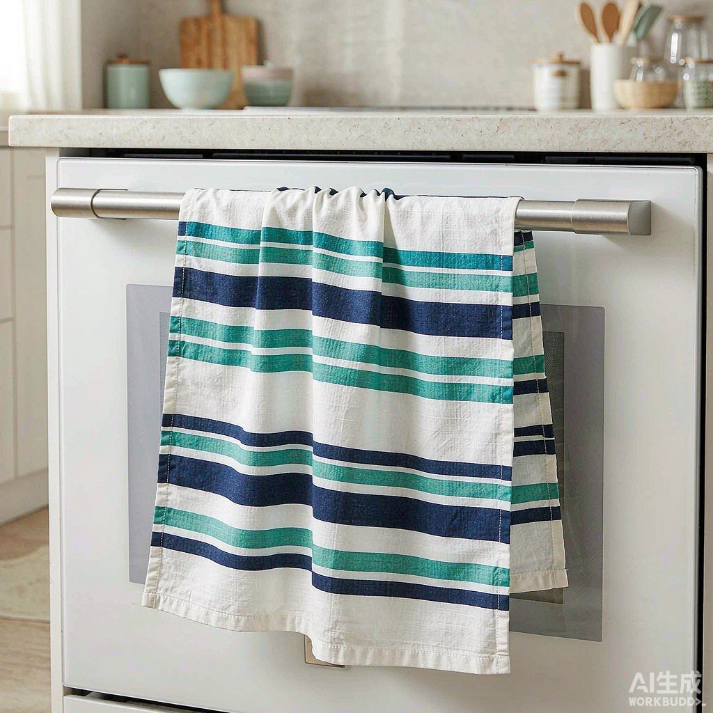 Cotton Stripe Tea Towel