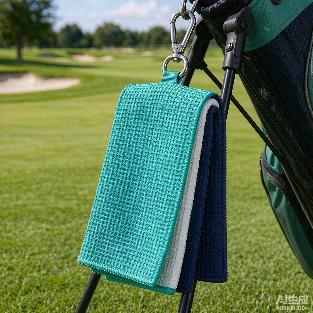 Microfiber Waffle Golf Towel